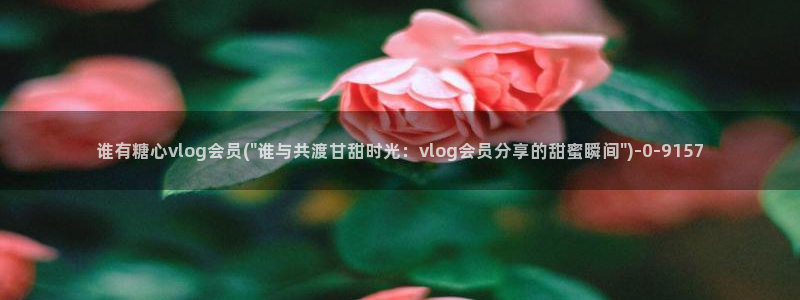 糖心vlog污黄:谁有糖心vlog会员(\
